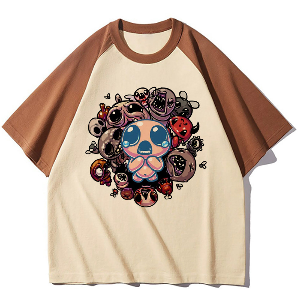 Women Fashion 80S - เสื้อยืดผู้หญิงลาย The Binding of Isaac สไตล์กอธิค