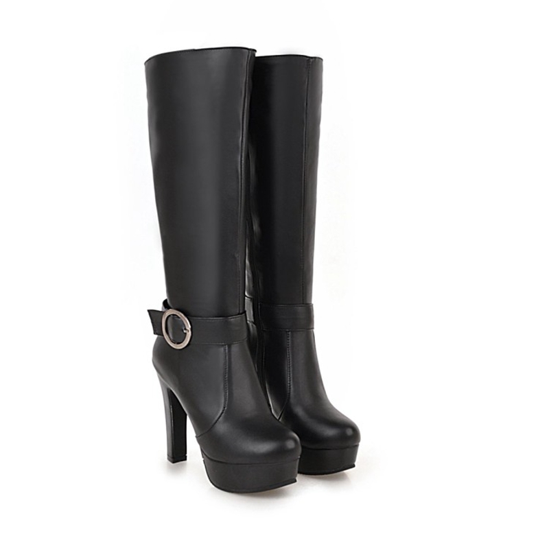 Women'S Fashion Riding Boots - รองเท้าบูทสูงถึงเข่า แฟชั่นผู้หญิง ฤดูใบไม้ร่วง ฤดูหนาว ใหม่ ส้นสูง