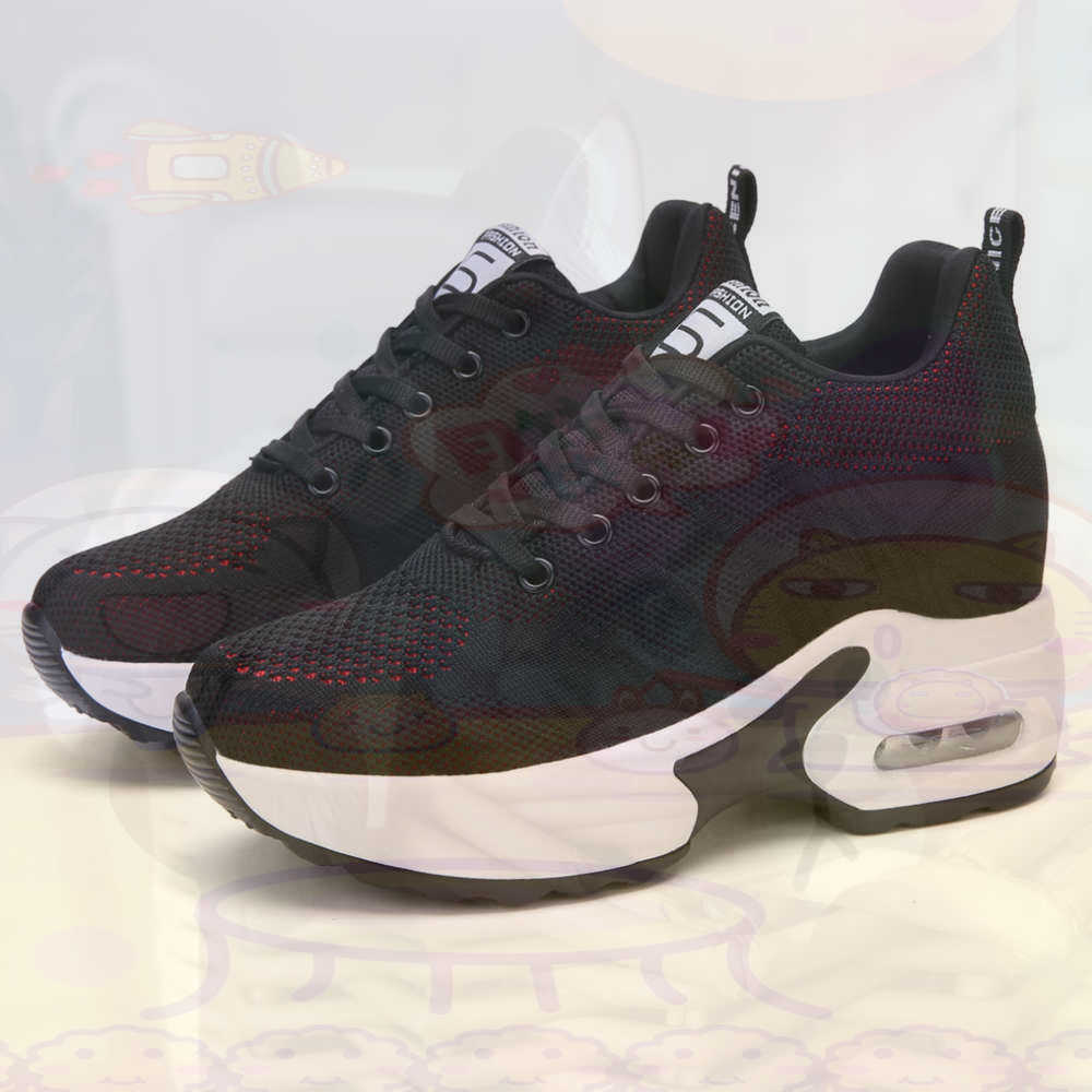 Women'S Yellow Fashion Sneakers - สีแดงขนาด 36 รองเท้าผู้หญิงเทนนิสสีดํา BOOT ผู้หญิงฤดูร้อนรองเท้าผ้าใบกีฬาแนวโน้มแสดง Skor