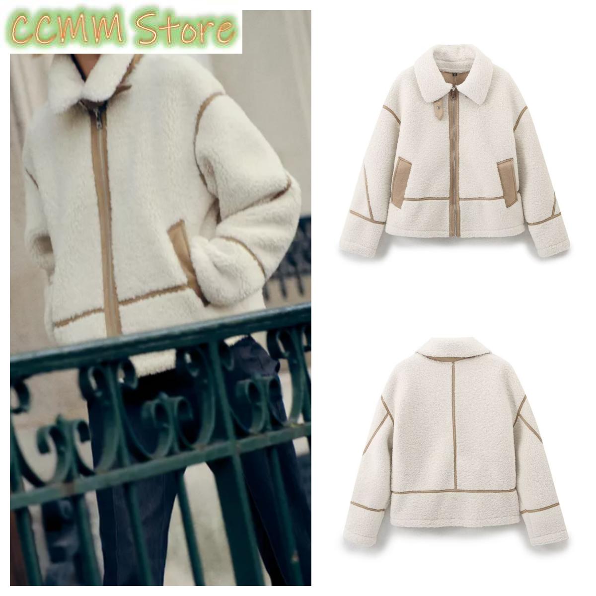Sherpa Coat Women - สไตล์ใหม่ lapel zipper sherpa แจ็คเก็ตผู้หญิงแฟชั่นฤดูหนาว warm