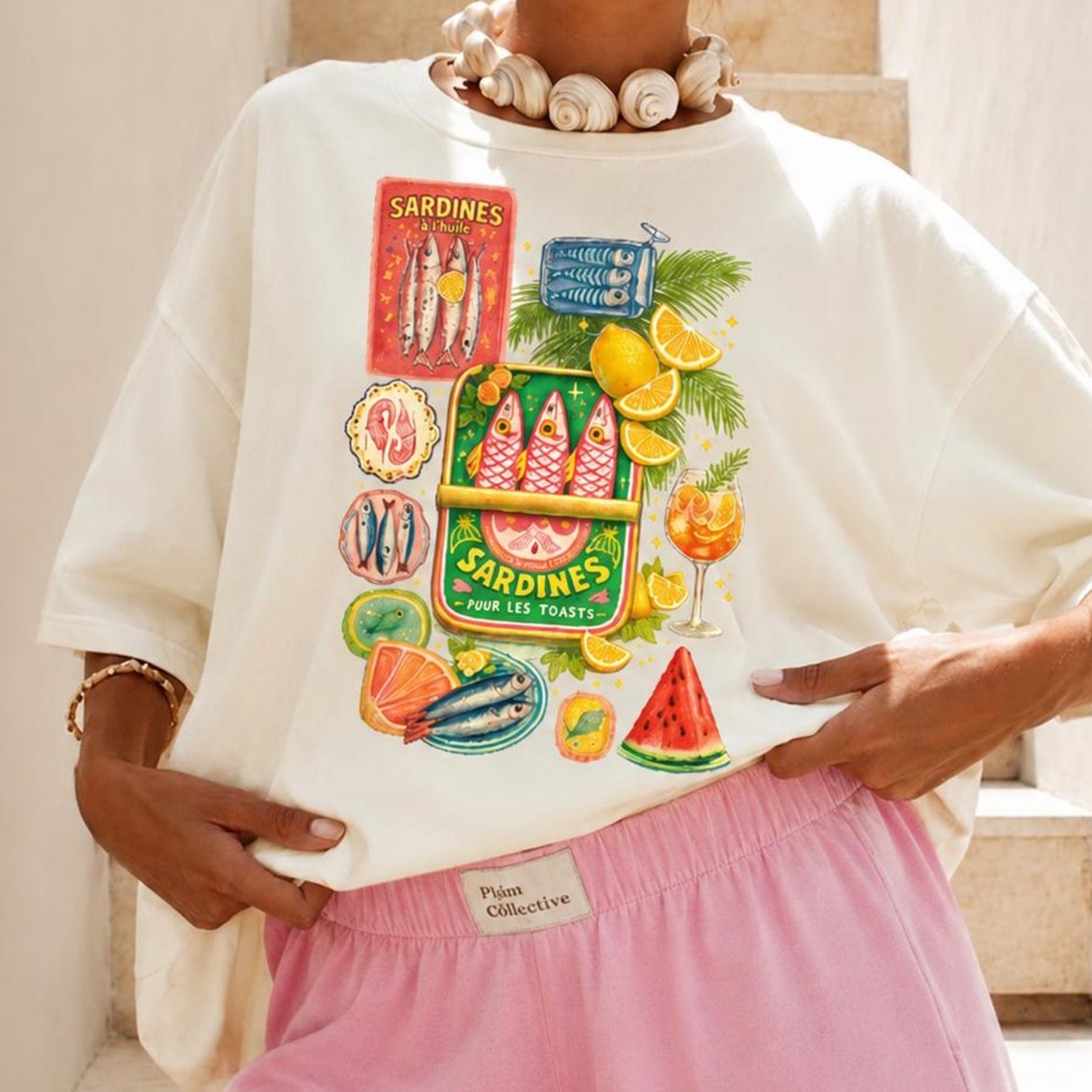 Women'S Fashion Market Size - เสื้อเชิ้ตผู้หญิงลายปลาซาร์ดีน, เสื้อยืดลายปลาซาร์ดีน, เสื้อเชิ้ตลายตลาดปลา, เสื้อเชิ้ตผู้หญิงลายปลาซาร์ดีน, เสื้อเชิ้ตผู้หญิงแฟชั่น
