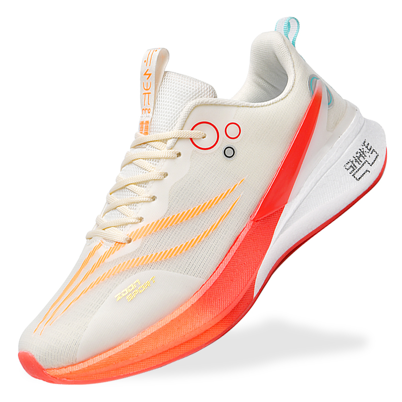 New Balance Fashion Women - รองเท้าวิ่งมืออาชีพสำหรับผู้ชายและผู้หญิง 2026 รองเท้าวิ่งแผ่นคาร์บอนรุ่นใหม่น้ำหนักเบาระบายอากาศได้ดีรองเท้ากีฬาฝึกซ้อมมาราธอนมืออาชีพแฟชั่นลำลองรุ่นยูนิเซ็กส์ 33-45
