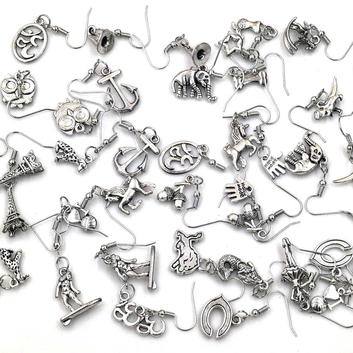 Women'S Fashion Earrings - ต่างหูแฟชั่น 20 แบบ สไตล์พังก์ ต่างหูแบบห้อย เรียบง่าย