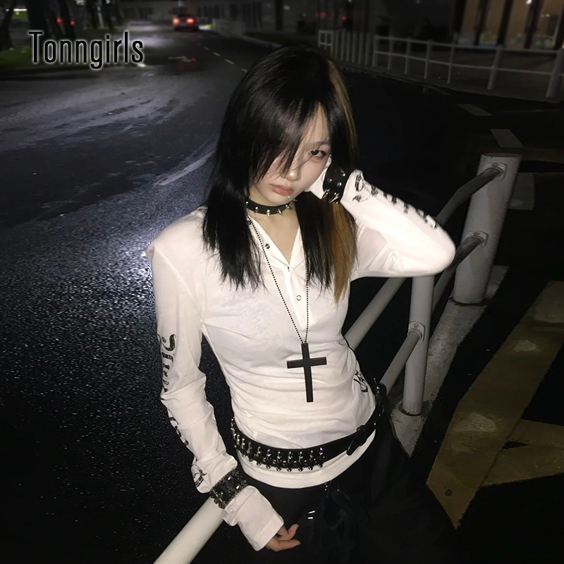Women'S Fashion Zip Hoodie - Tonngirls Y2k Vintage Tเสื้อผู้หญิงดูผ่านHoody Crop Tops