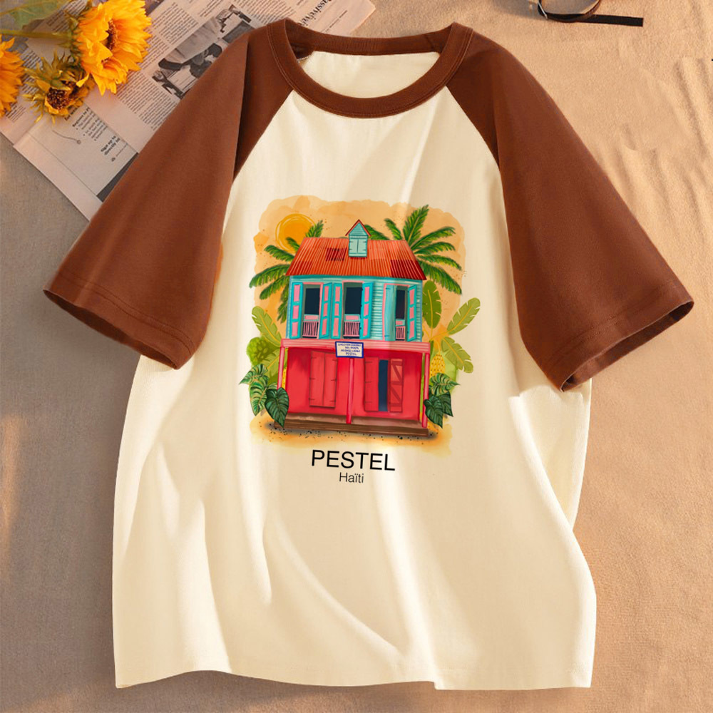 เสื้อยืดผู้หญิงสไตล์โกธิค ยุค  - Women Fashion 80S บทวิจารณ์และราคา