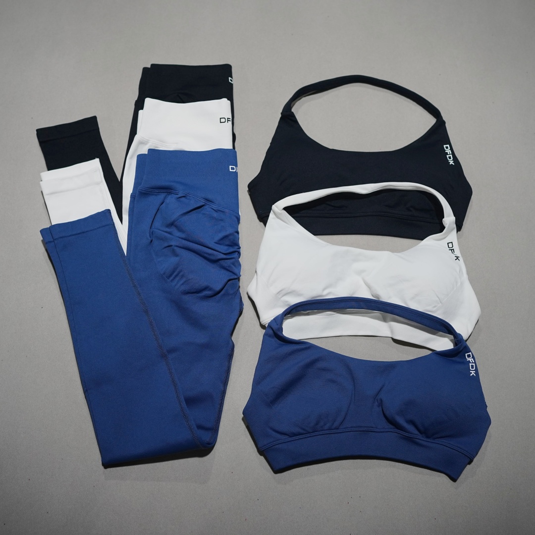 DFDK ชุดออกกำลังกาย 2 ชิ้นแบบผ - Women'S Fashion Leggings บทวิจารณ์และราคา