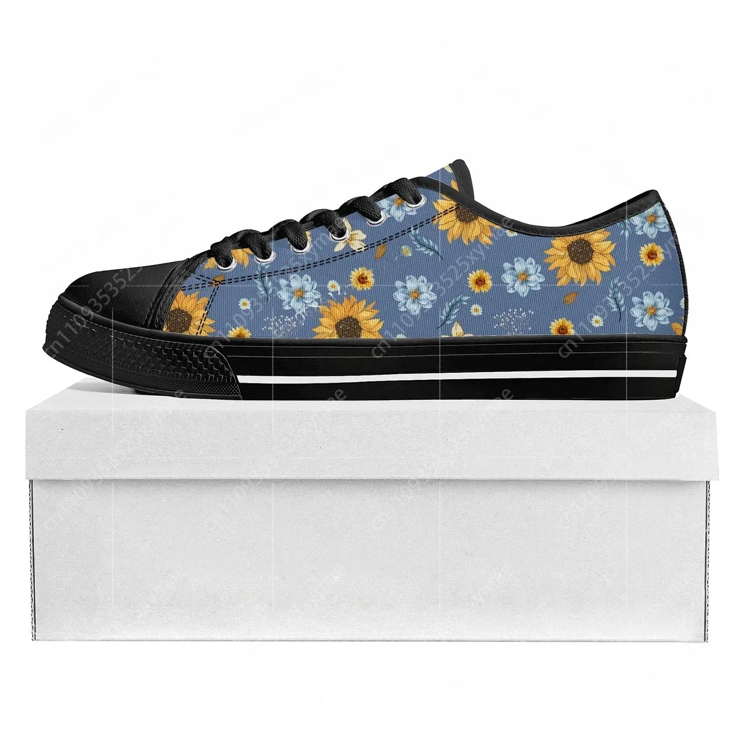 รองเท้าผ้าใบลายดอกทานตะวันสีเห - Women'S Yellow Fashion Sneakers บทวิจารณ์และราคา
