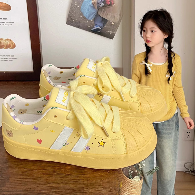 รองเท้ากีฬาเด็ก ฤดูใบไม้ร่วง 2 - Women'S Yellow Fashion Sneakers บทวิจารณ์และราคา