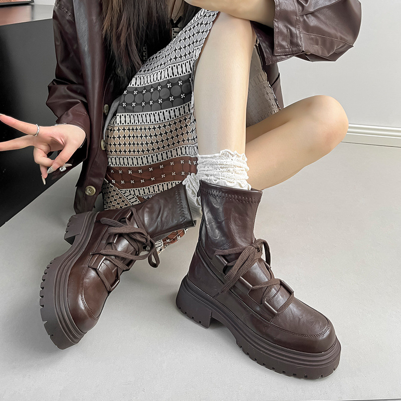 รองเท้าบูทผู้หญิงลำลองแฟชั่นให - Women'S Fashion Riding Boots บทวิจารณ์และราคา