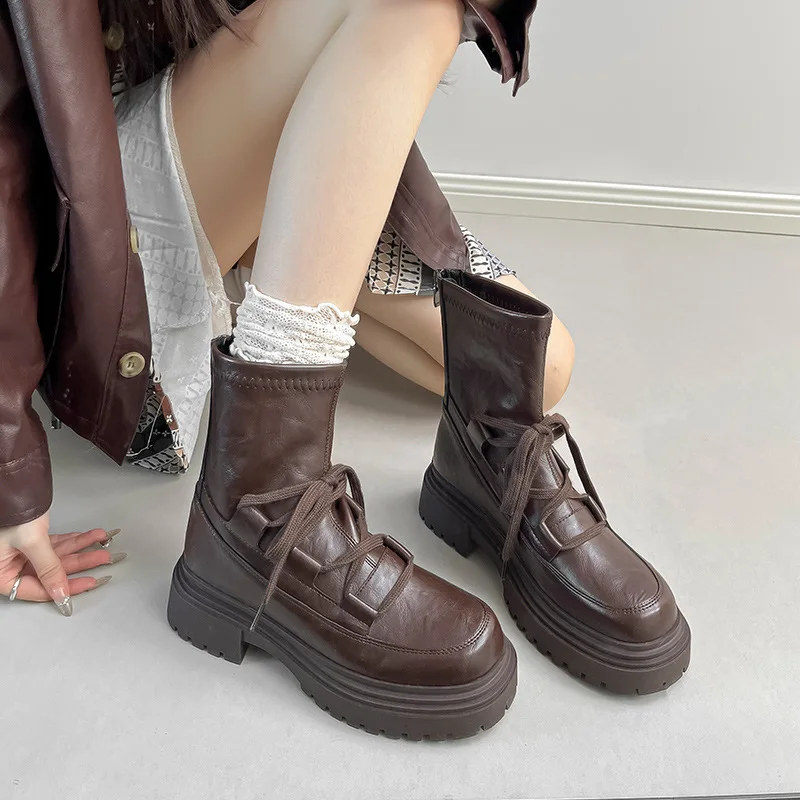รองเท้าบูทผู้หญิงลำลองแฟชั่นให - Women'S Fashion Riding Boots บทวิจารณ์และราคา