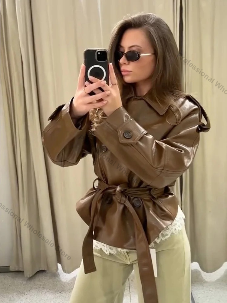 เสื้อเบลเซอร์หนังเทียมสำหรับผู - Women'S Fashion Blazer บทวิจารณ์และราคา