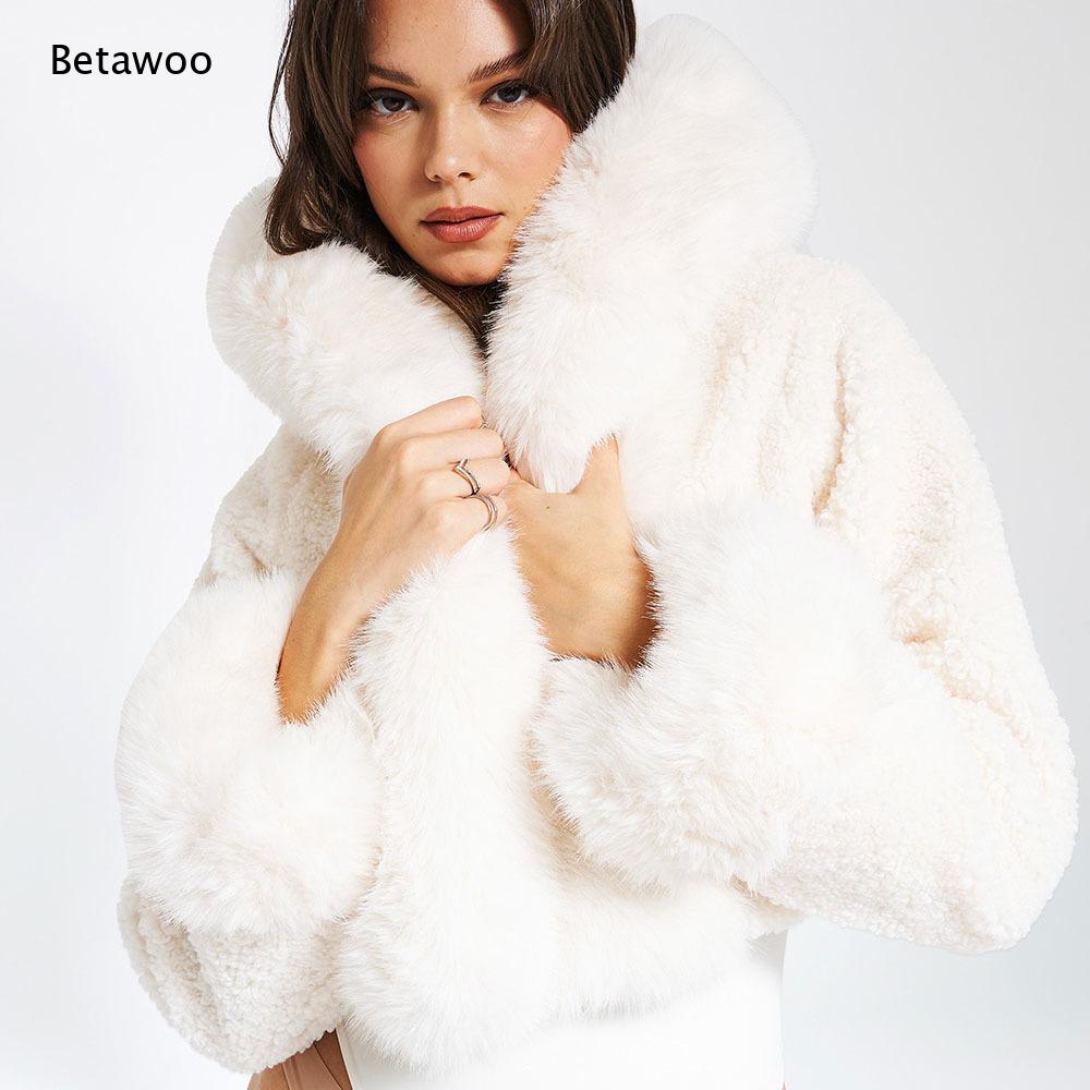 เสื้อแจ็คเก็ตเท็ดดี้ทรงสั้นสำห - Sherpa Coat Women บทวิจารณ์และราคา