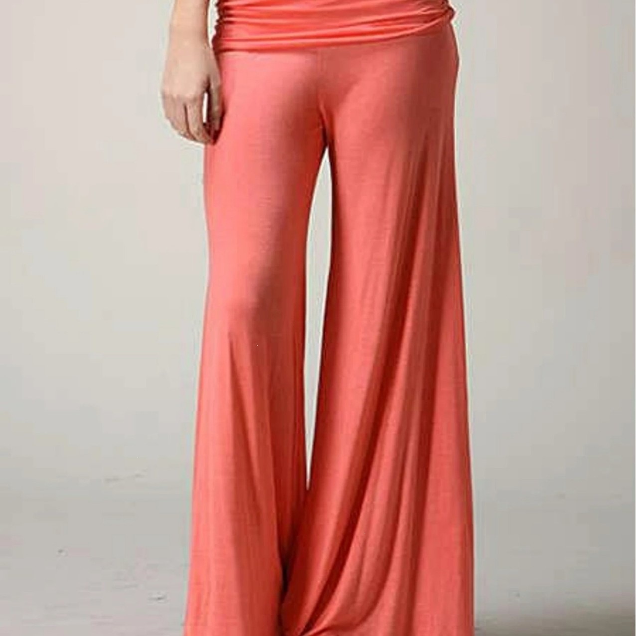 กางเกงโยคะขาบานทรงหลวมสีพื้นแฟ - Women'S Fashion Market Size บทวิจารณ์และราคา