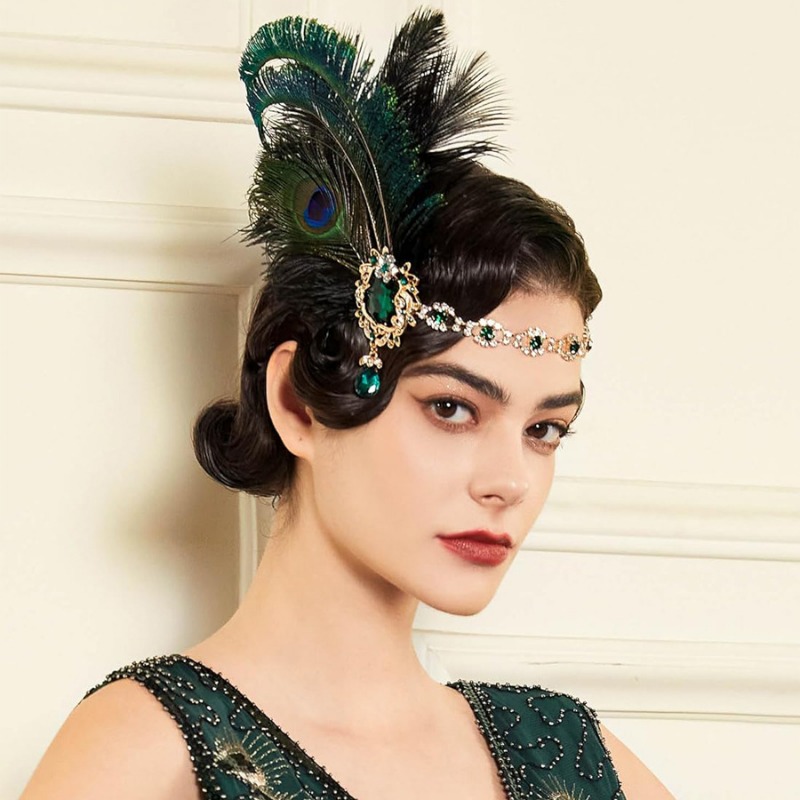 Flapper ชุดอุปกรณ์เสริม 1920s  - Women'S Fashion Roaring 20S บทวิจารณ์และราคา