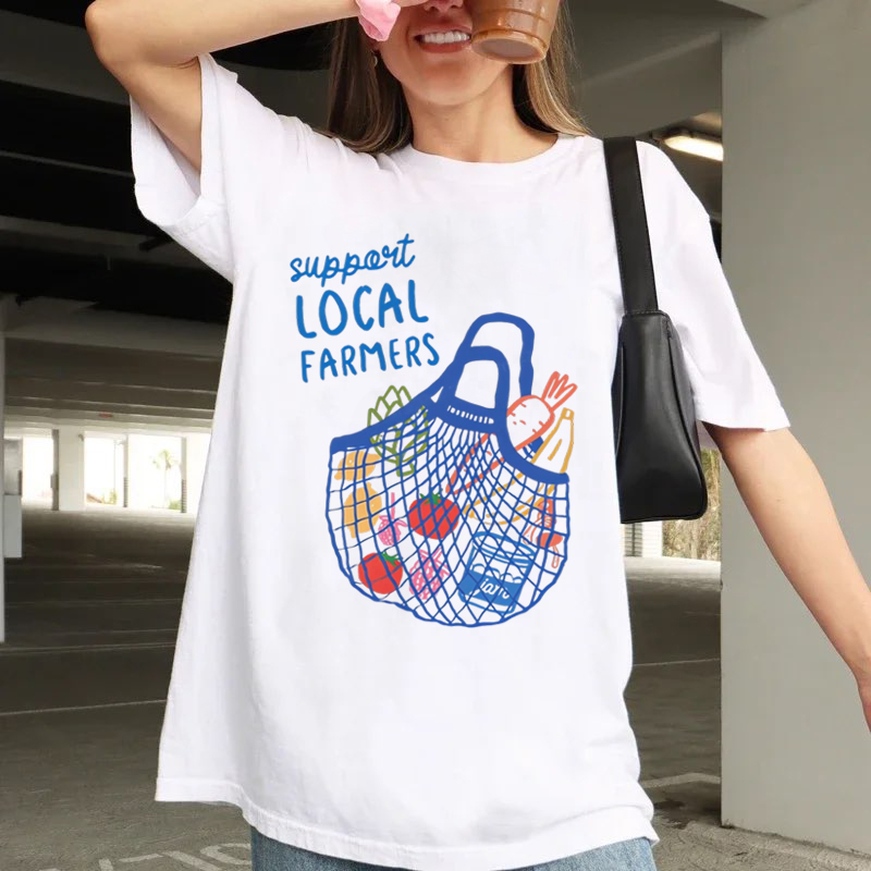 เสื้อยืดแฟชั่นลายกราฟิก Meet M - Women'S Fashion Market Size บทวิจารณ์และราคา