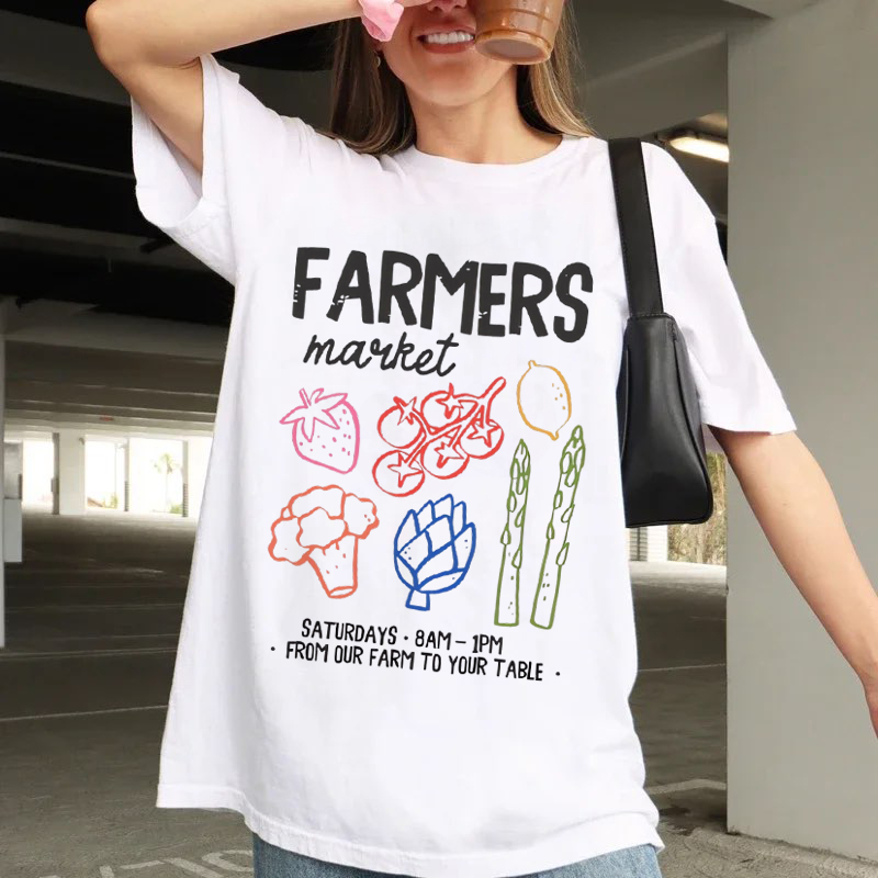 เสื้อยืดแฟชั่นลายกราฟิก Meet M - Women'S Fashion Market Size บทวิจารณ์และราคา
