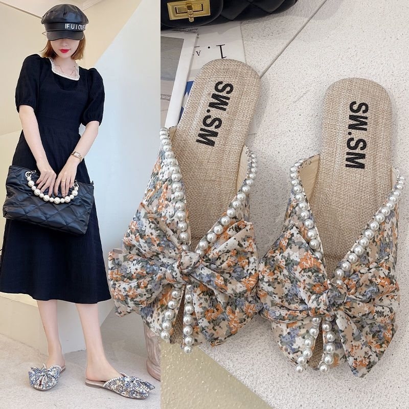 รองเท้าแตะแบบปิดนิ้วเท้าสไตล์ใ - Floral Summer Dress บทวิจารณ์และราคา