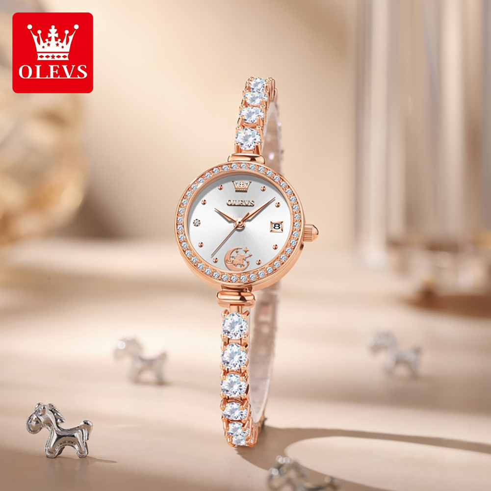 OLEVS 2998 นาฬิกาแบรนด์แท้ของแ - Women'S Fashion Quartz Watch บทวิจารณ์และราคา