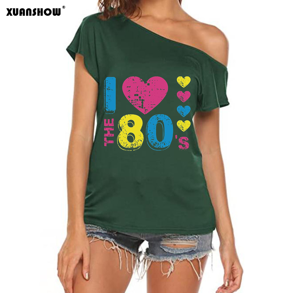เสื้อยืดแฟชั่นฤดูร้อนสำหรับผู้ - Women Fashion 80S บทวิจารณ์และราคา