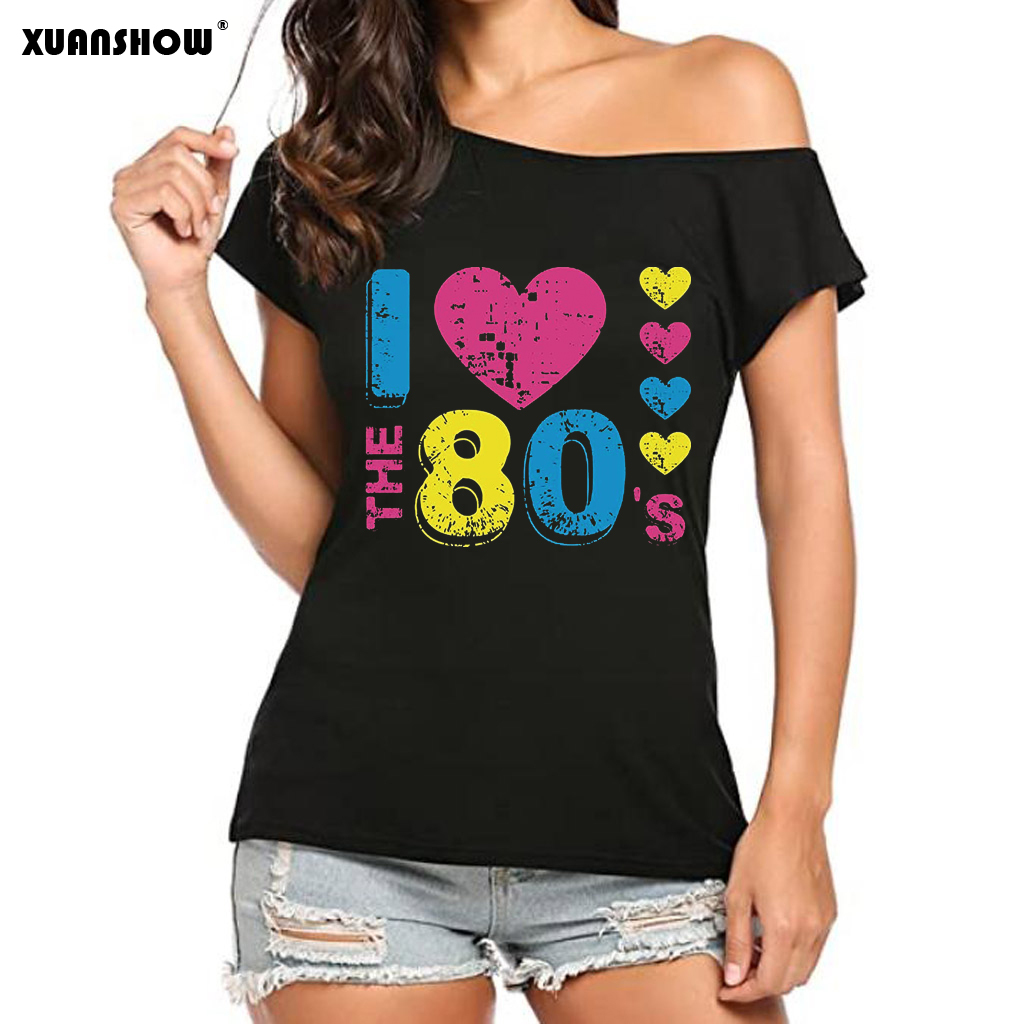 เสื้อยืดแฟชั่นฤดูร้อนสำหรับผู้ - Women Fashion 80S บทวิจารณ์และราคา