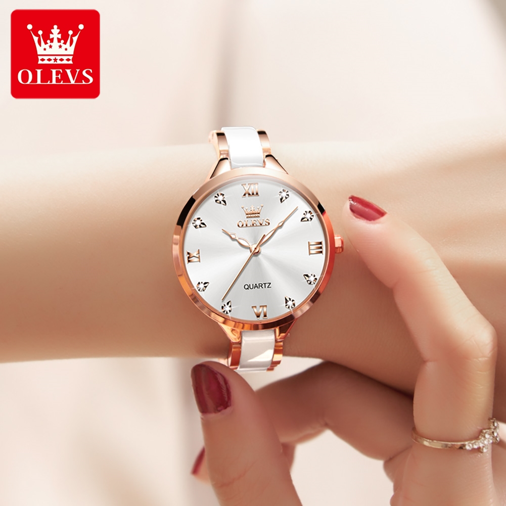 OLEVS 5872 นาฬิกาผู้หญิงนาฬิกา - Women'S Fashion Quartz Watch บทวิจารณ์และราคา