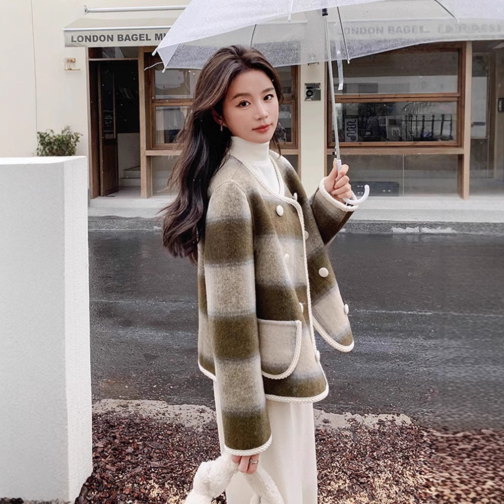 เสื้อแจ็คเก็ตทวีดสีน้ำเงินสำหร - Sherpa Coat Women บทวิจารณ์และราคา