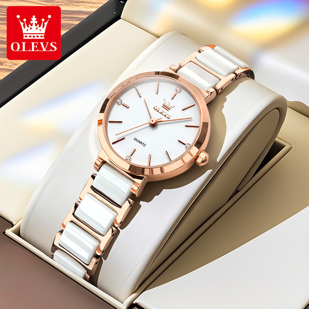 นาฬิกาข้อมือผู้หญิง OLEVS รุ่น - Women'S Fashion Quartz Watch บทวิจารณ์และราคา