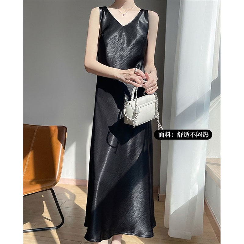 ชุดเดรสยาวผ้าซาตินเคลือบทองหรู - Women'S Fashion Gilded Age บทวิจารณ์และราคา