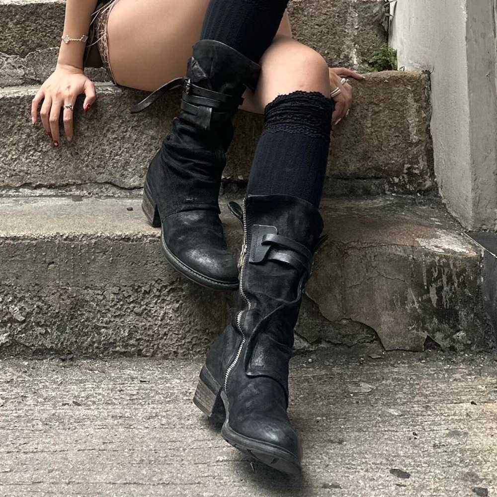 รองเท้าบูทขี่ม้าหนังกลับแฟชั่น - Women'S Fashion Riding Boots บทวิจารณ์และราคา