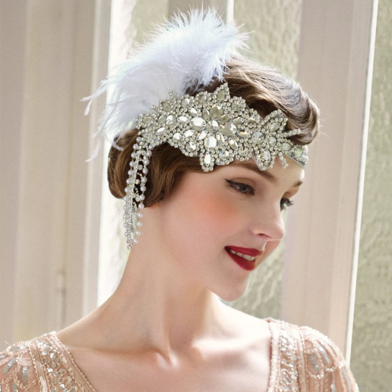 ที่คาดผม Great Gatsby แบบวินเท - Women'S Fashion Roaring 20S บทวิจารณ์และราคา