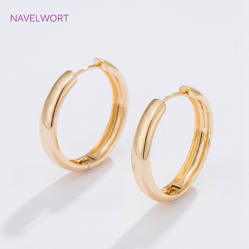 6 ขนาดต่างหูห่วงวงกลมชุบทองของ - Women'S Fashion Earrings บทวิจารณ์และราคา