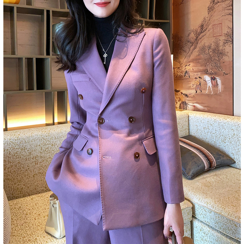 ชุดสูทผู้หญิงสีม่วง Allingentl - Women'S Fashion Blazer บทวิจารณ์และราคา