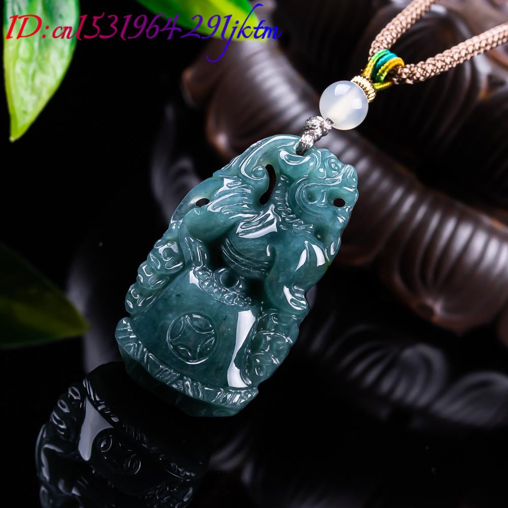 หยกพม่า ปี่เซียะ จี้ห้อยคอ ดีไ - Women Fashion Necklace บทวิจารณ์และราคา