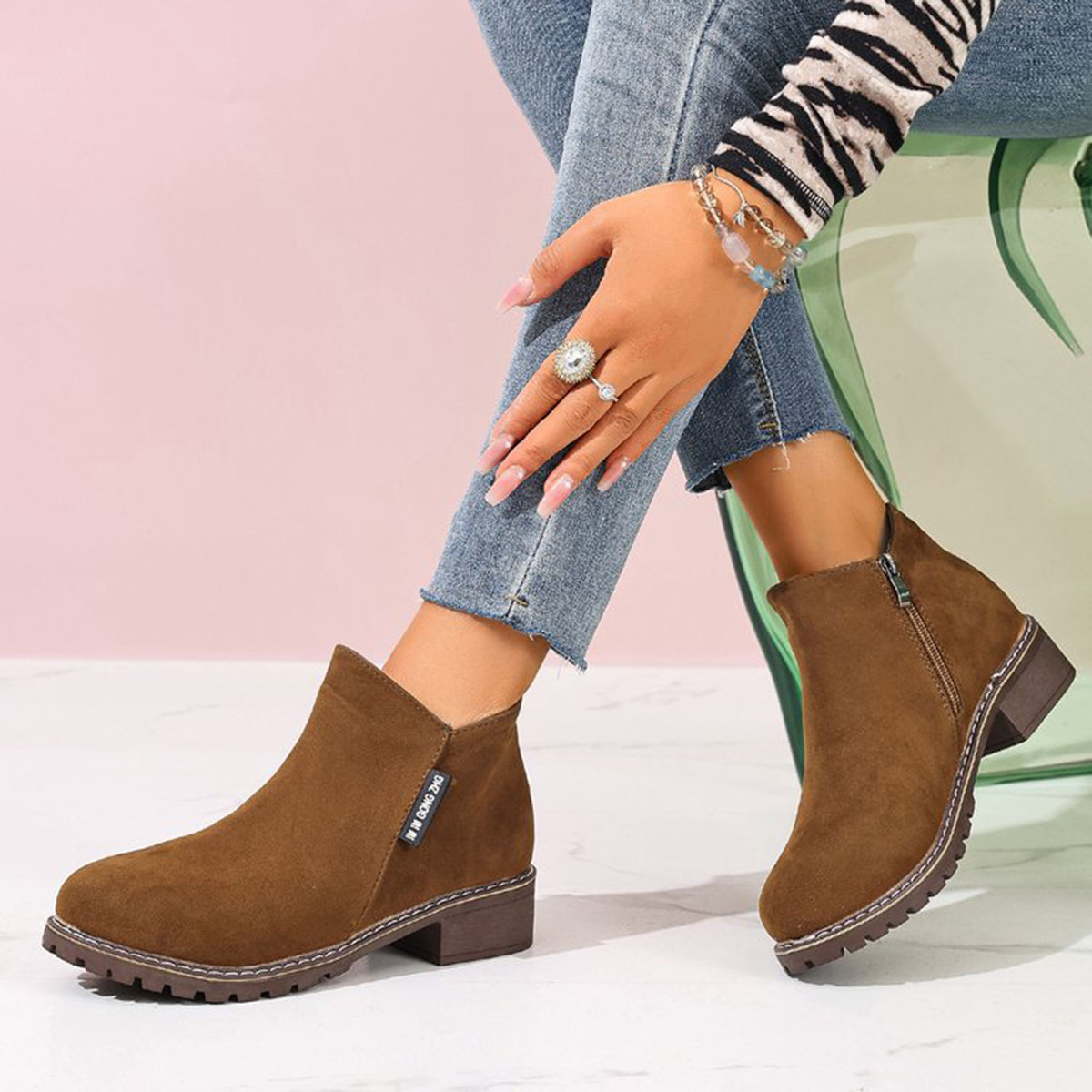 รองเท้าบูทข้อเท้าผู้หญิงสำหรับ - Women'S Fashion Riding Boots บทวิจารณ์และราคา