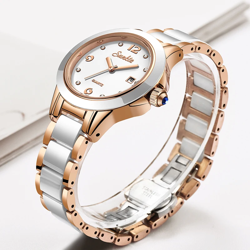 ซุนก้าต้าแฟชั่นนาฬิกาควอทซ์ผู้ - Women'S Fashion Quartz Watch บทวิจารณ์และราคา