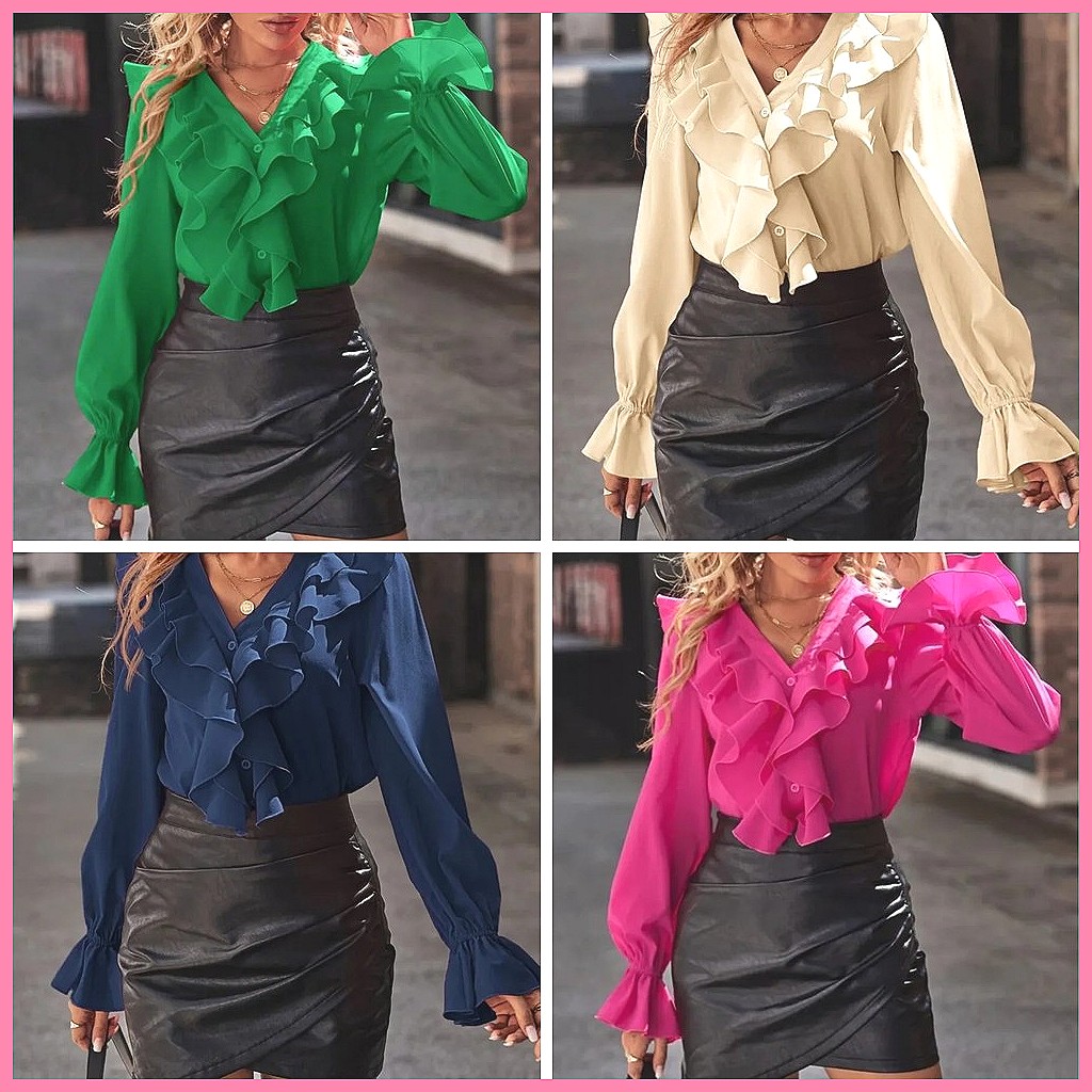 เสื้อเบลาส์แฟชั่นปี 2025 คอวี  - Women'S Fashion For 2025 บทวิจารณ์และราคา