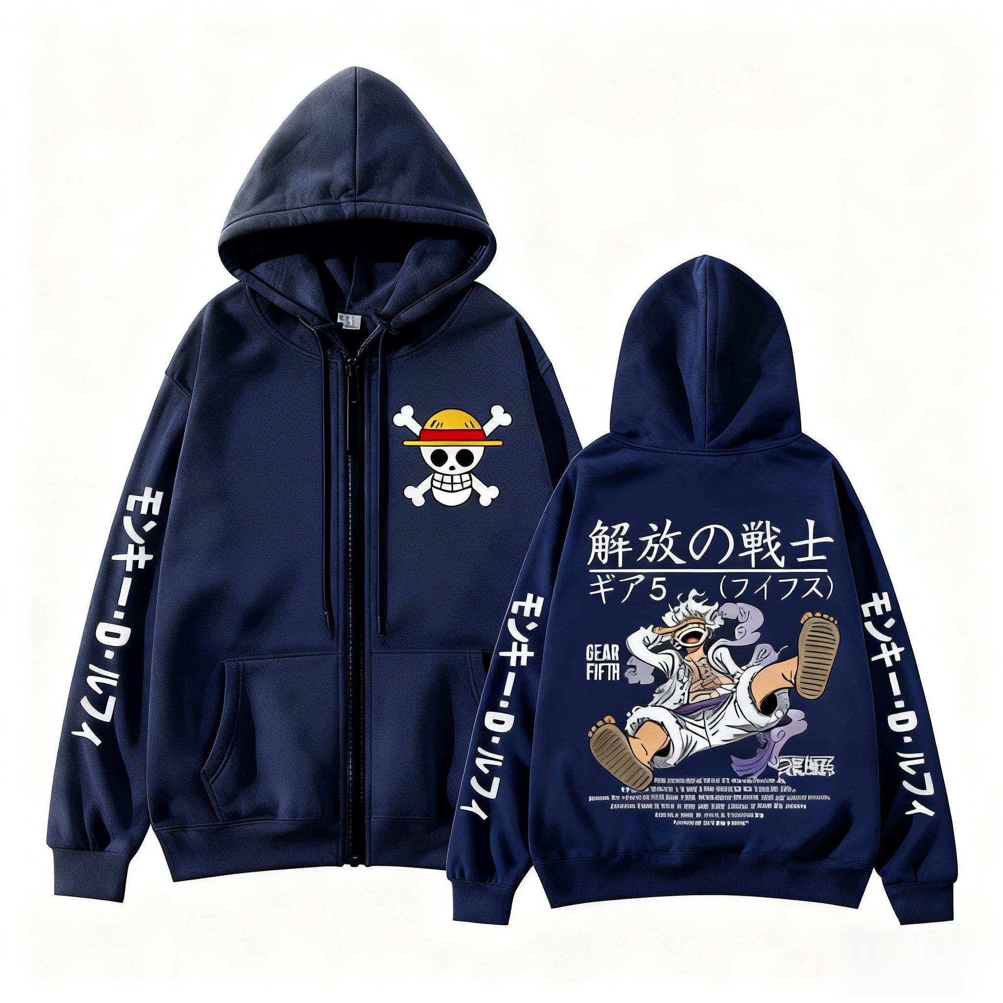 เสื้อฮู้ดซิป Monkey D. Luffy G - Women'S Fashion Zip Hoodie บทวิจารณ์และราคา