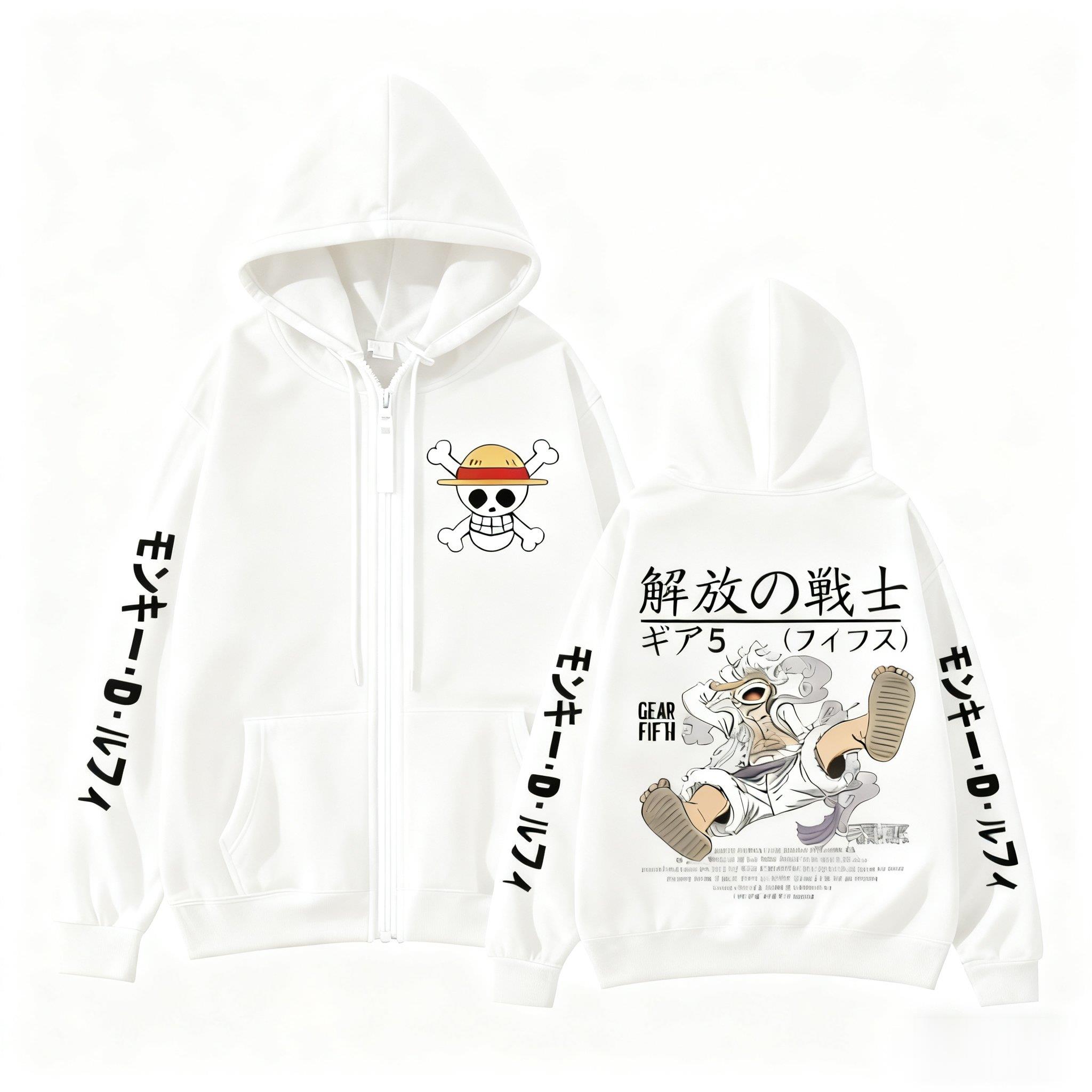 เสื้อฮู้ดซิป Monkey D. Luffy G - Women'S Fashion Zip Hoodie บทวิจารณ์และราคา