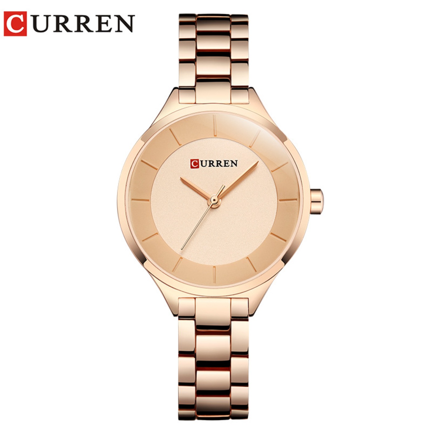 CURREN ใหม่เรียบง่ายผู้หญิงสร้ - Women'S Fashion Quartz Watch บทวิจารณ์และราคา
