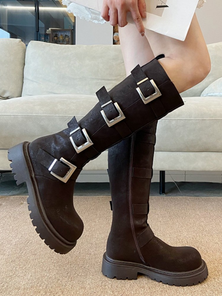 รองเท้าบูทผู้หญิงแฟชั่นแบบหลาย - Women'S Fashion Riding Boots บทวิจารณ์และราคา