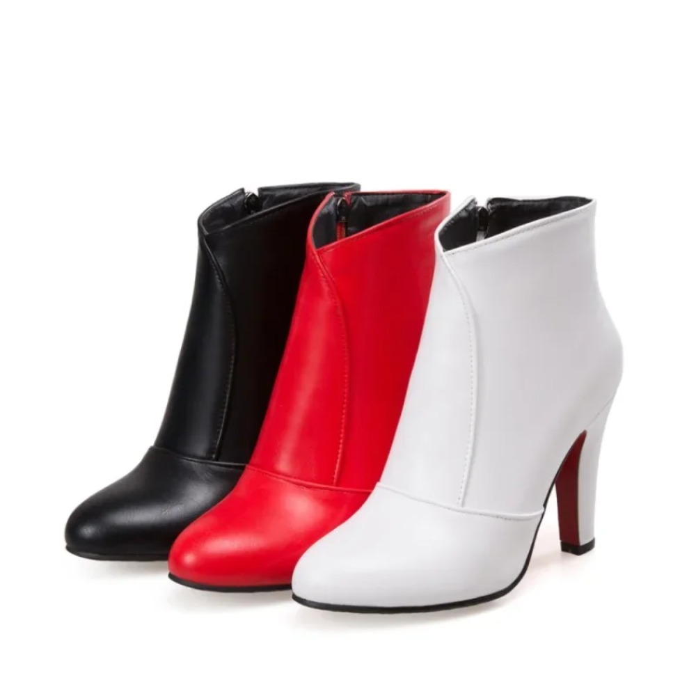 รองเท้าบูทข้อเท้าทรงกลมสำหรับผ - Women'S Fashion Riding Boots บทวิจารณ์และราคา