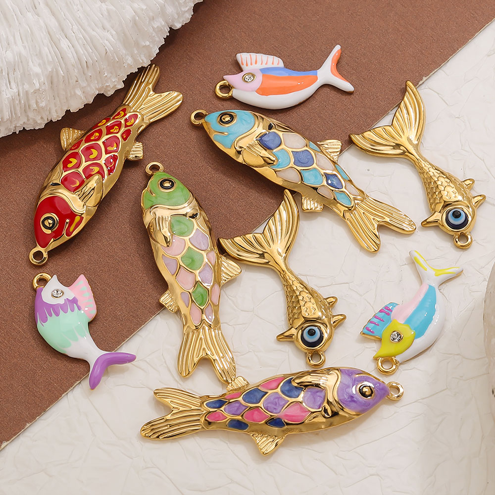 2-3pcs สแตนเลสสตีลน่ารักเคลือบ - Women'S Fashion Earrings บทวิจารณ์และราคา
