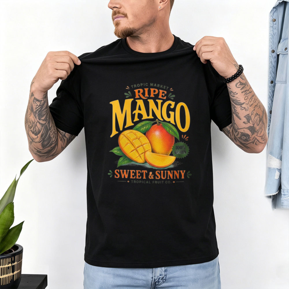 เสื้อยืดลายกราฟิกผลไม้มะม่วงสุ - Women'S Fashion Market Size บทวิจารณ์และราคา