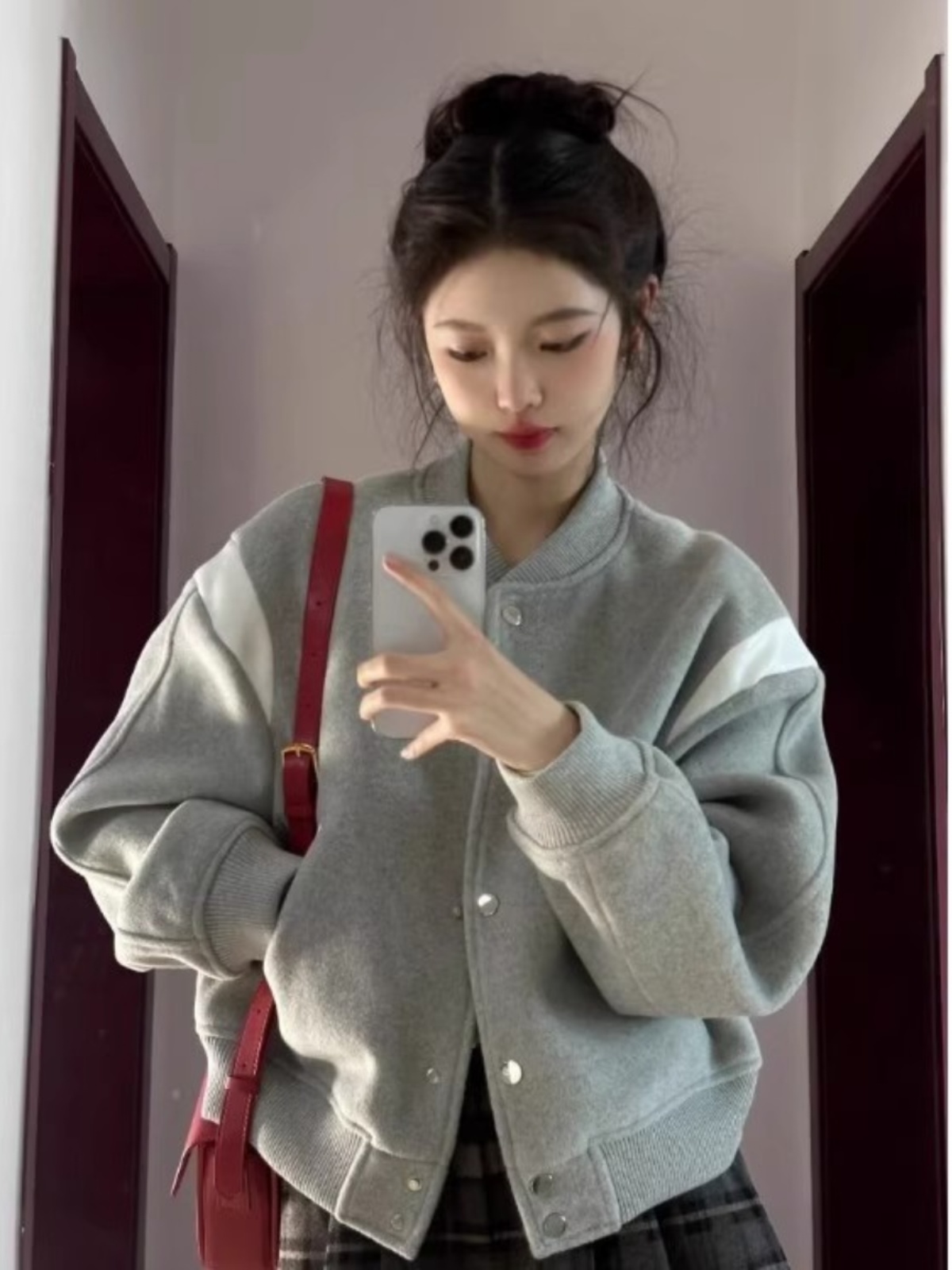 เสื้อแจ็คเก็ตเบสบอลสไตล์ฮิปฮอป - Sherpa Coat Women บทวิจารณ์และราคา