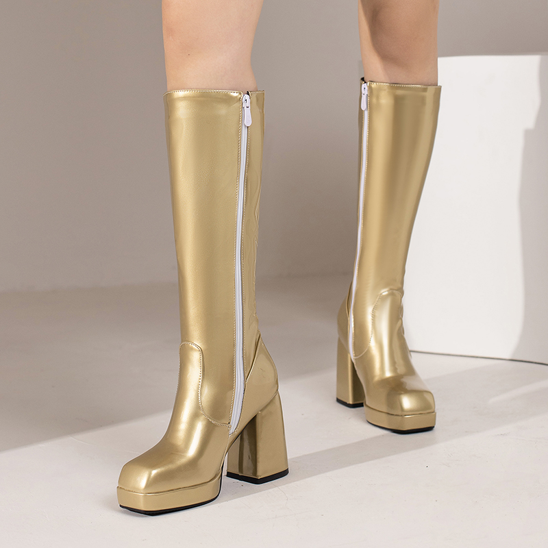 สีเขียวฤดูหนาวผู้หญิงแพลตฟอร์ม - Women'S Fashion Riding Boots บทวิจารณ์และราคา
