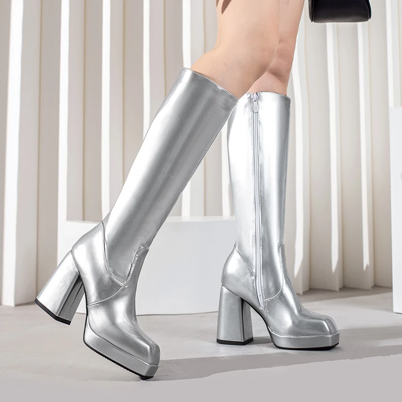 สีเขียวฤดูหนาวผู้หญิงแพลตฟอร์ม - Women'S Fashion Riding Boots บทวิจารณ์และราคา