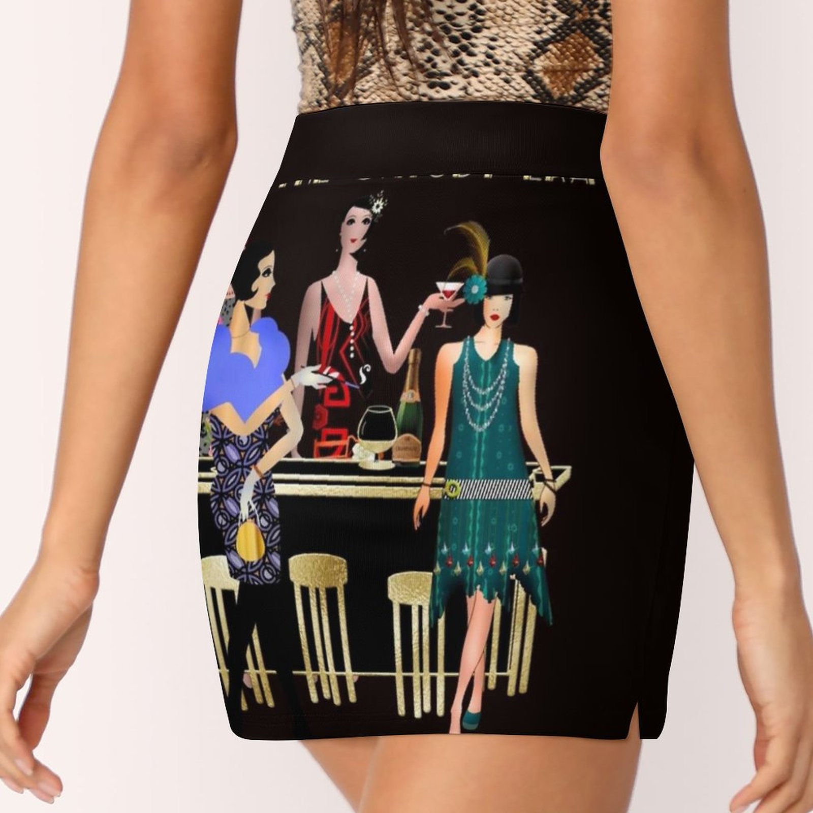 Gatsby Eraกระโปรงผู้หญิงแฟชั่น - Women'S Fashion Roaring 20S บทวิจารณ์และราคา
