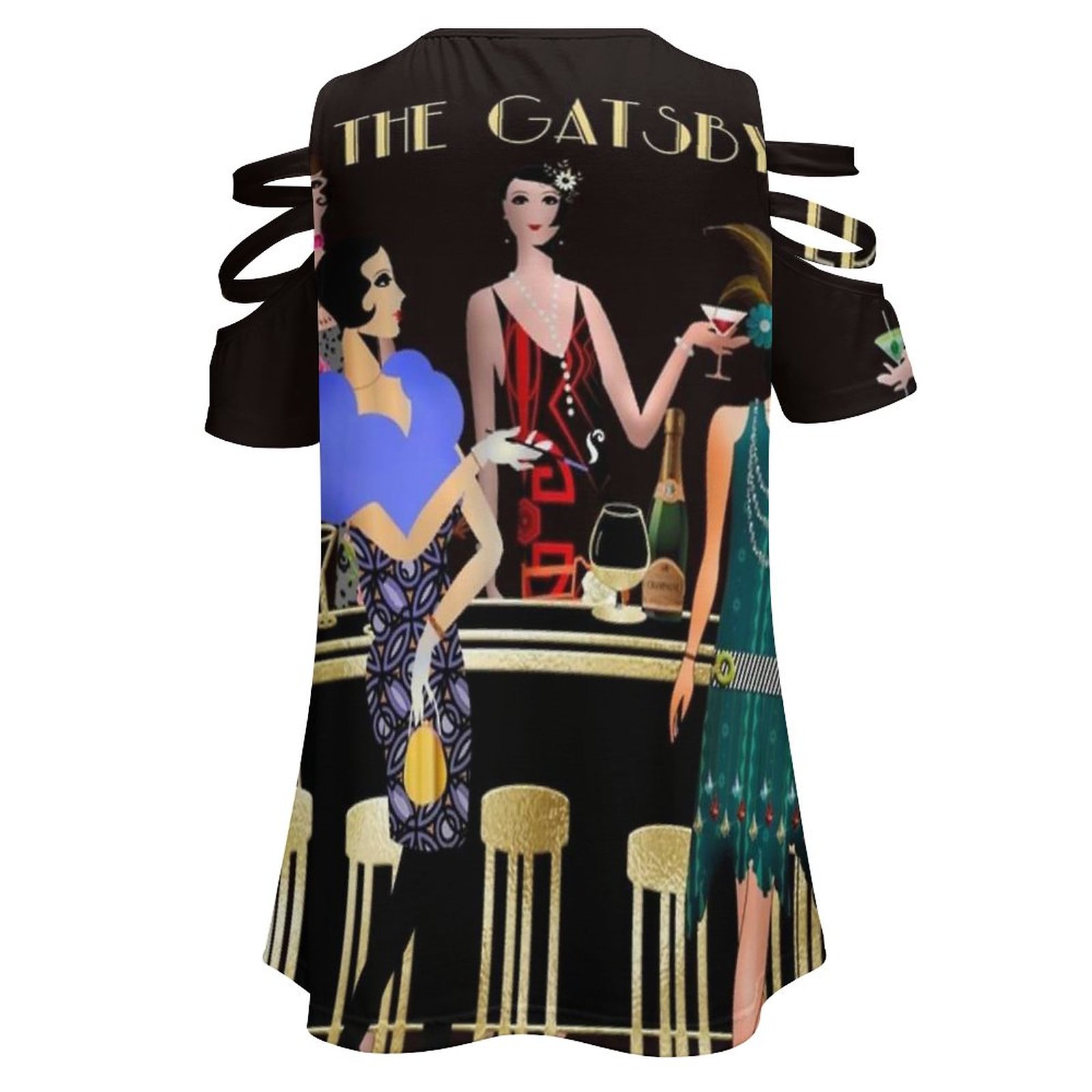 Gatsby Era ใหม่แฟชั่น Zip Off  - Women'S Fashion Roaring 20S บทวิจารณ์และราคา