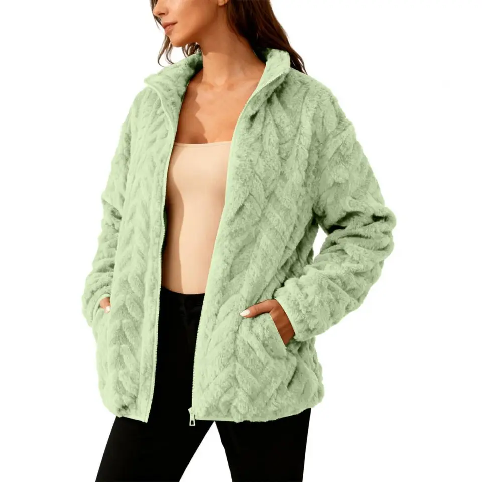 เสื้อโค้ทฤดูหนาวสำหรับผู้หญิง  - Sherpa Coat Women บทวิจารณ์และราคา