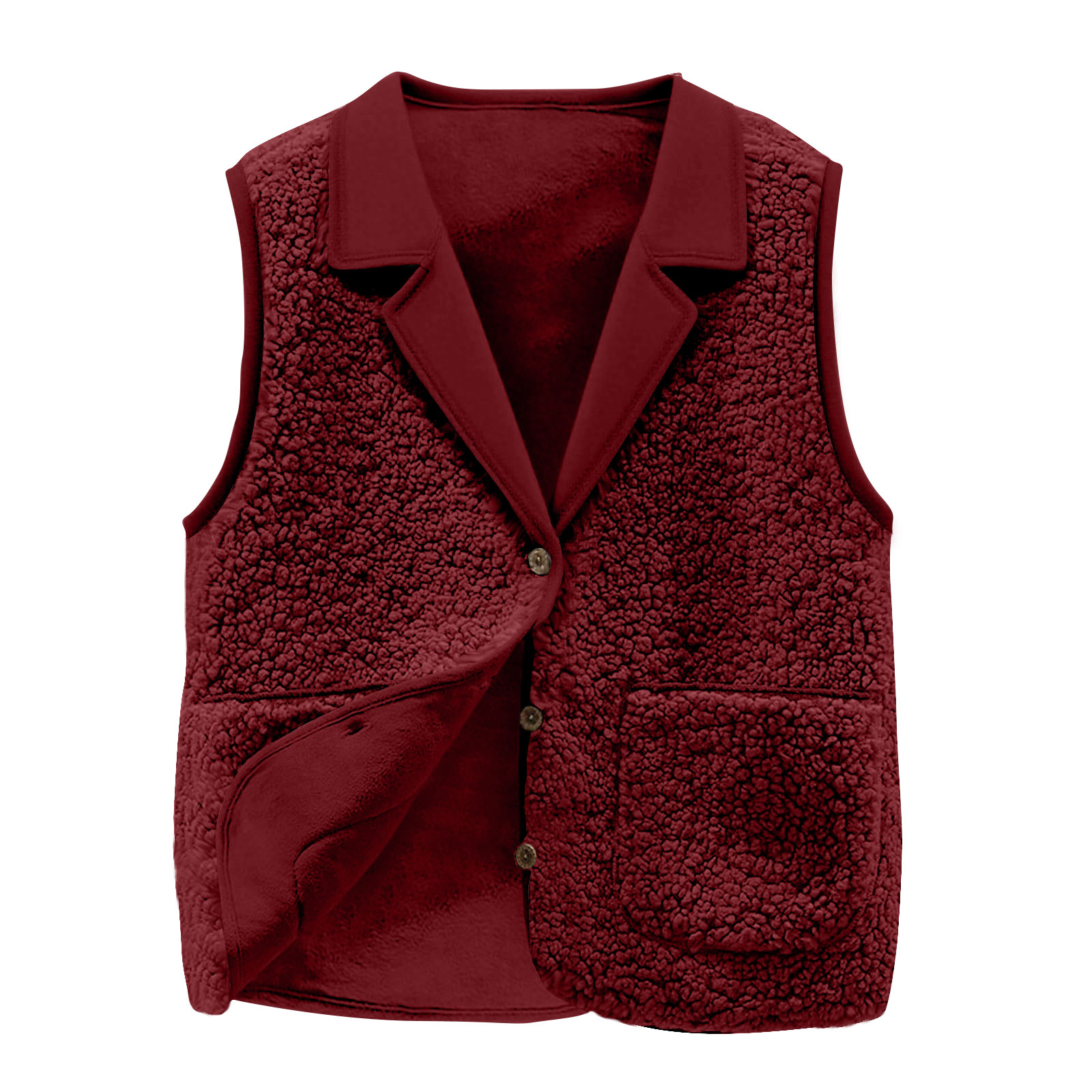 เสื้อกั๊กขนแกะเชอร์ปาสำหรับผู้ - Sherpa Coat Women บทวิจารณ์และราคา